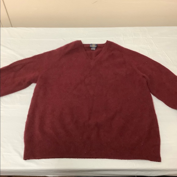 Brooks Brothers Other - Brooks Brothers 346 cashmere sweater with moth holes ,needs repair/reuse